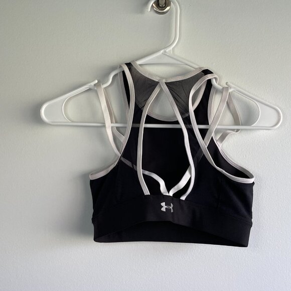 Under Armour UA Vanish Balance Mesh Mid-Impact Strappy-Back Sports Bra - Size XS - Picture 2 of 5